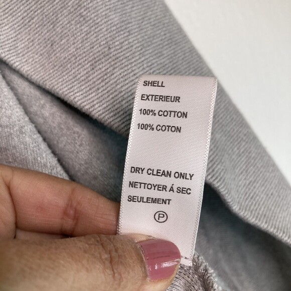 James Perse Standard French Terry Open Cardigan Jacket Size 2 (Medium) Draped - Picture 11 of 13